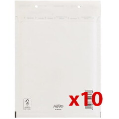 Oblazinjena kuverta D 14, 200x275mm, bela, 10 kosov