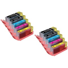 Komplet kartuš za Canon 2x PGI-570XL + CLI-571XL, kompatibilna