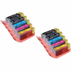 Komplet kartuš za Canon 2x PGI-570XL + CLI-571XL, kompatibilna
