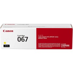 Originalni toner za Canon 067 Y (5101C002AA), rumen