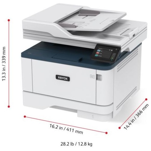 Xerox B305DNI A4 črnobela laserski večmnamenska naprava 38 str/min, USB, LAN, Wifi - slika 3