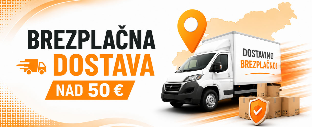 Brezplačna dostava nad 50 EUR | Kartuse.si