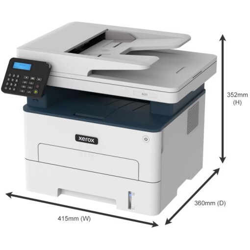 XEROX B225V_DNI ČB A4 večopravilna naprava, 3v1, 34 str min